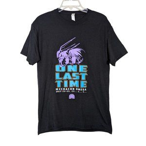 Jerzees Dri-Power Mechacon Omega black graphic T-Shirt Tee Size M‎